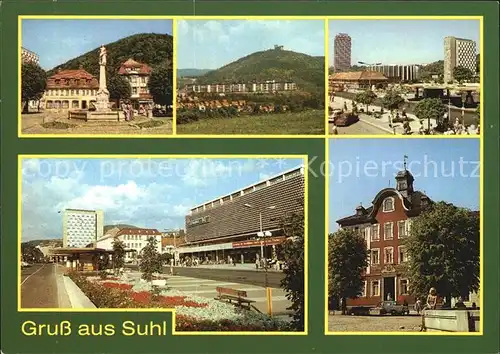 Suhl Thueringer Wald Waffenschmiedbrunnen Kat. Suhl