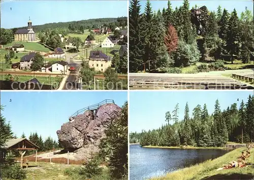 Vogtland Region Rautenkranz Beerheide Freilichtbuehne Schneckenstein Vogtlandsee Kat. Bad Elster