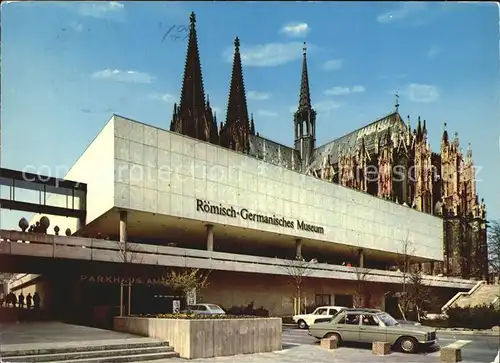 Koeln Rhein Roemisch Germanisches Museum Dom Kat. Koeln