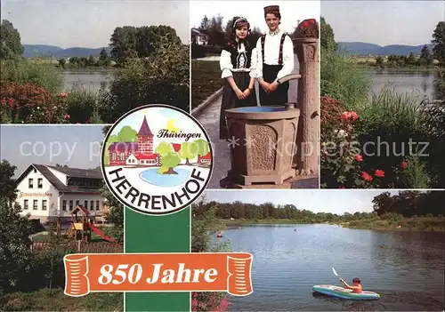 Herrenhof Gotha 850 Jahre Partie am See Schnatterinchen Kindereinrichtung Kat. Herrenhof Gotha