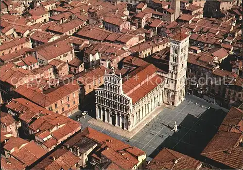 Lucca Chiesa San Michele veduta aerea Kat. Lucca