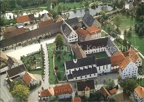 Heiligkreuztal Ehem Zisterzienserinnenkloster Bildungsstaette der Stefanus Gemeinschaft Fliegeraufnahme Kat. Altheim