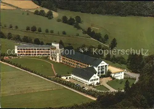 Berleburg Bad Kneipp Heilbad Naturheilklinik Odeborn Wittgensteiner Bergland Fliegeraufnahme Kat. Bad Berleburg