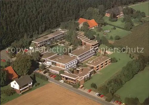 Huellhorst Haus Reineberg Tagungsstaette Bildungsstaette Fliegeraufnahme Kat. Huellhorst