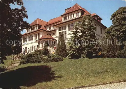 Gernrode Harz FDGB Erholungsheim Stubenberg Kat. Gernrode Harz