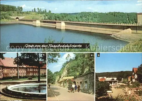 Rappbodetalsperre Ruebeland hermannshoehle Talsperre Wendefurth HO Gaststaette Zur Bode Kat. Hasselfelde