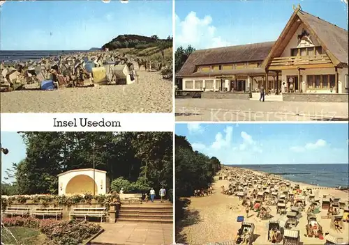 Koelpinsee Usedom Konzertplatz Damerow Forstferienheim Koserow Strand Kat. Usedom