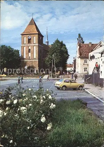 Elblag Rynek Gotycki kosciol Markt gotische Kirche Kat. Elblag