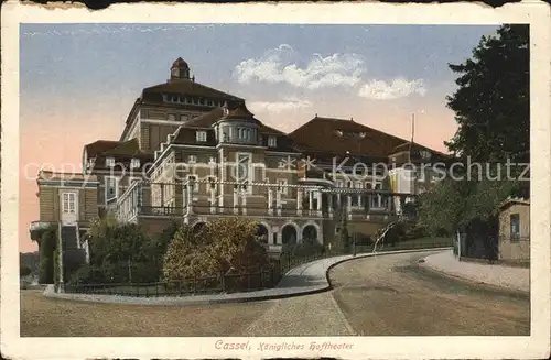 Kassel Koenigliches Hoftheater Kat. Kassel