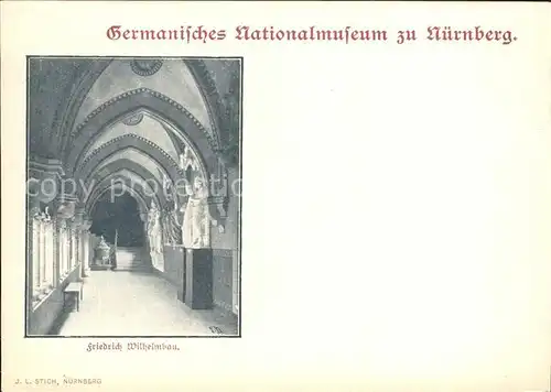 Nuernberg Germanisches Nationalmuseum Friedrich Wilhelm Haus Kat. Nuernberg