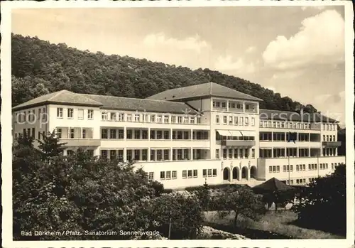 Bad Duerkheim Sanatorium Sonnenwende Kat. Bad Duerkheim