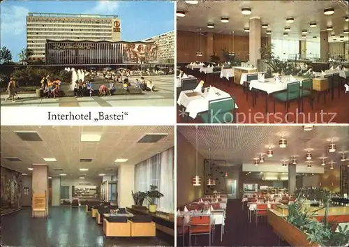 Dresden Interhotel Bastei Restaurant  Kat. Dresden Elbe