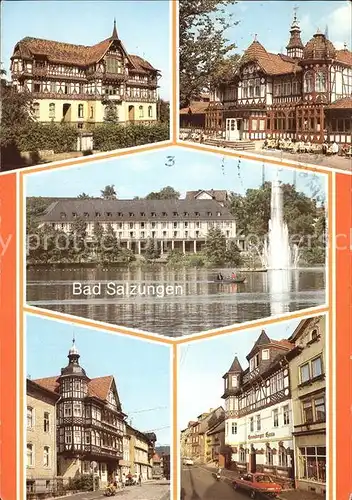 Bad Salzungen Kindersanatorium Kurhaus Gradierwerk Henneberger Haus Kat. Bad Salzungen