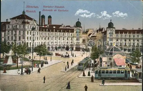 Muenchen Karlstor Rondel Kat. Muenchen