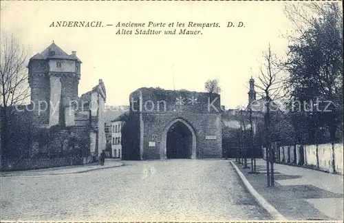 Andernach Altes Stadttor und Mauer Kat. Andernach