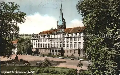 Erbach Odenwald Schloss Kat. Erbach