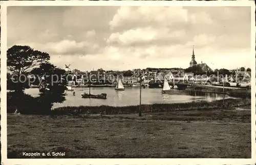 Kappeln Schlei Panorama Kat. Kappeln