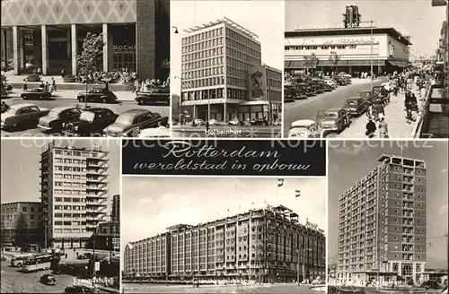 Rotterdam Beursplein Holbeinhuis Flatgebou Zuidplein Groothandelsgebouw Erasmushuis Kat. Rotterdam