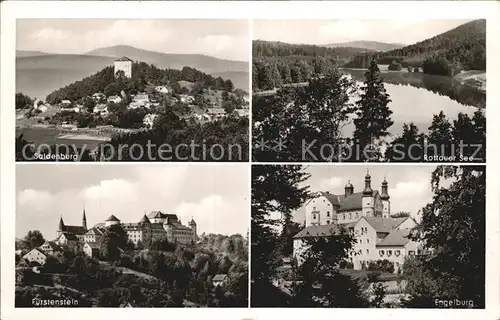 Tittling Saldenburg Rottauer See Engelburg Fuersteinstein Schloss Bayerischer Wald Kat. Tittling