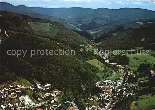 Bad Peterstal Griesbach Kneipp Mineralbad Renchtal Schwarzwald Fliegeraufnahme Kat. Bad Peterstal Griesbach