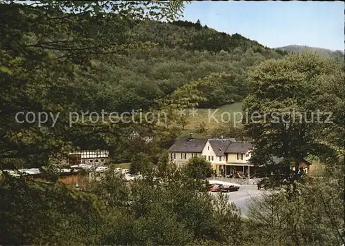 Lauxburg Wispertal Gaststaette Laukenmuehle Kat. Bad Schwalbach