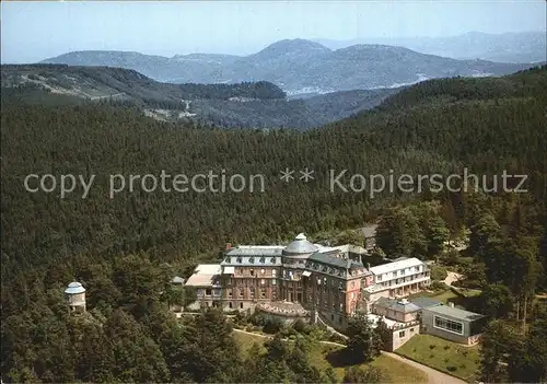 Buehl Baden Kurhaus Schloss Buehlerhoehe Fliegeraufnahme Kat. Buehl