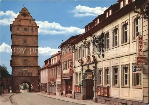 Bad Neustadt Hotel zum Loewen Kat. Bad Neustadt a.d.Saale