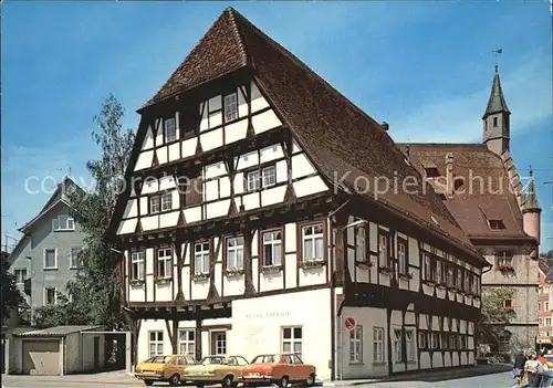 Biberach Riss Altes Rathaus Kat. Biberach an der Riss