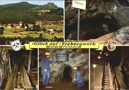 Bodenmais Erzbergwerk Stollen Bremberg Teilansicht Hochort  Kat. Bodenmais