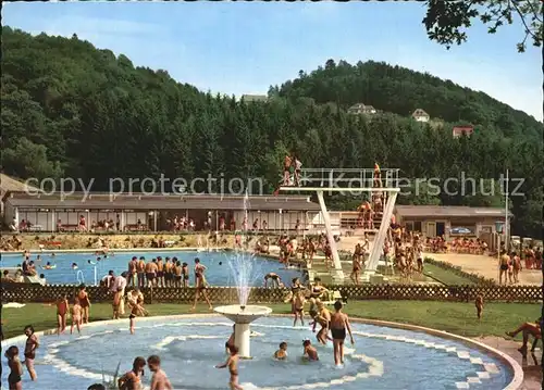 Lindenfels Odenwald Freibad  Kat. Lindenfels