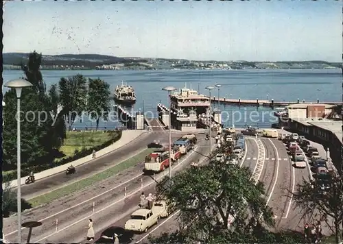 Konstanz Bodensee Autofaehre nach Meersburg Kat. Konstanz