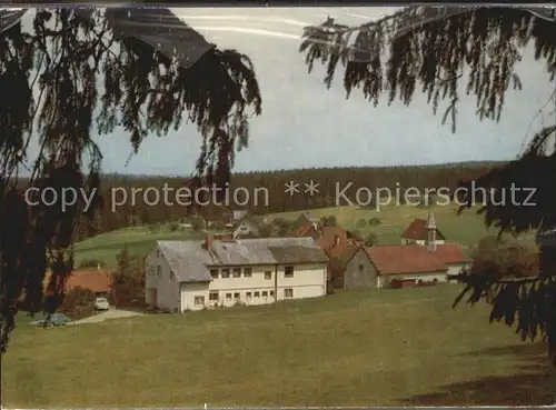 Gruenwald Lenzkirch Gasthaus Pension Kat. Lenzkirch