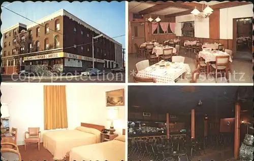 Niagara Falls Ontario King Edward Hotel Gastraum Bar Zimmer Kat. Niagara Falls Canada