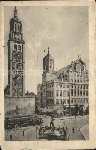 Augsburg Perlachturm und Rathaus Kat. Augsburg