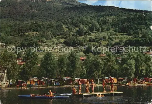 Piano Porlezza Camping Ranocchio Lago del Piano Kat. Porlezza Lago di Lugano