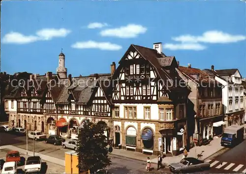 Bad Homburg Fachwerkhaeuser Marktplatz Kat. Bad Homburg v.d. Hoehe