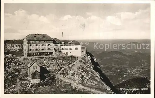 Watzmannhaus Panorama Kat. Berchtesgaden