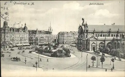 Frankfurt Main Bahnhofsplatz Kat. Frankfurt am Main