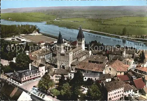 Tournus Saint Philibert Panorama Luftbild Kat. Tournus