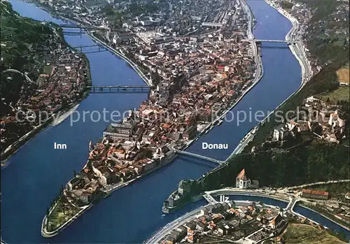 Passau Dreifluessestadt Inn Donau Ilz Kat. Passau