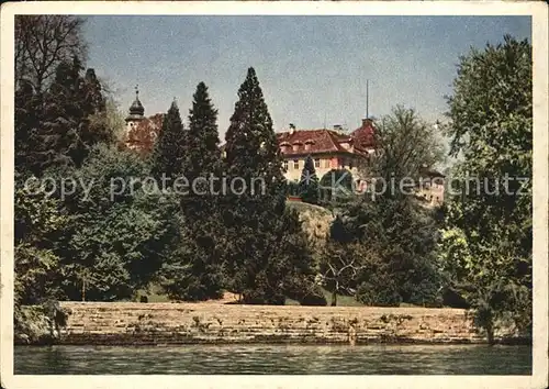 Mainau Insel Bodensee Schloss Kirche Kat. Konstanz