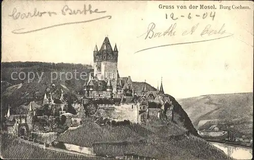 Cochem Mosel Burg Kat. Cochem