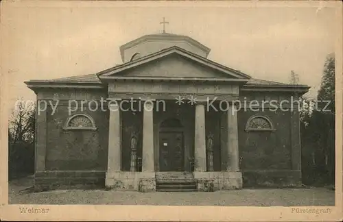 Weimar Thueringen Fuerstengruft Kat. Weimar