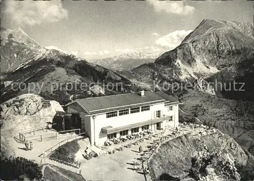 Jenner Berchtesgaden Jennerbahn Bergstation mit Schneibstein Kat. Berchtesgaden