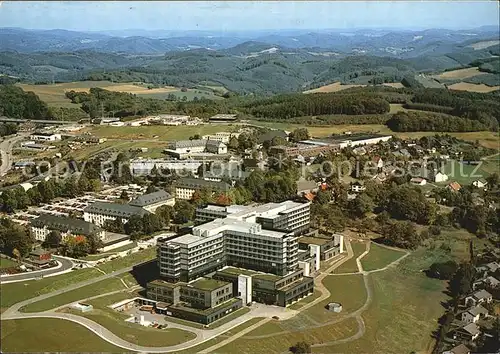 Luedenscheid Fliegeraufnahme Kreiskrankenhaus Kat. Luedenscheid