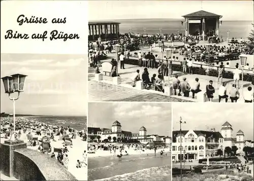 Binz Ruegen Strand Konzertplatz Kat. Binz