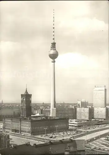 Berlin Rathaus Fernsehturm Kat. Berlin