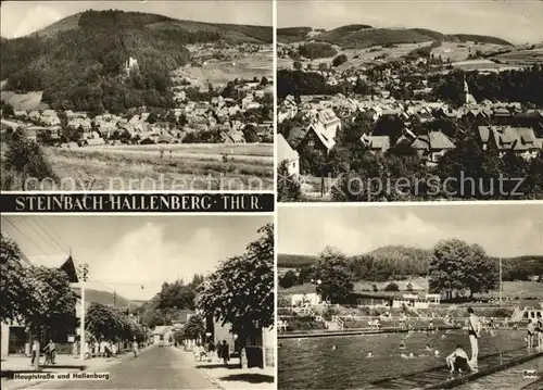 Steinbach Hallenberg Freibad Hauptstrasse Kat. Steinbach Hallenberg