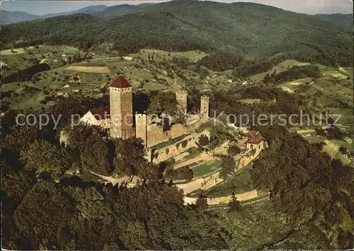 Heppenheim Bergstrasse Fliegeraufnahme Starkenburg Kat. Heppenheim (Bergstrasse)