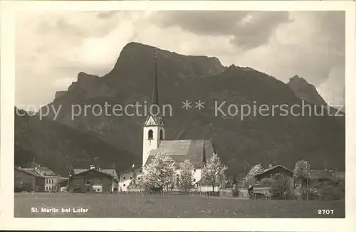 St Martin Lofer Kirche Kat. St Martin bei Lofer